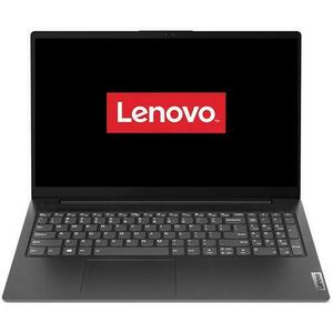 Laptop Lenovo V15 G2 ALC (Procesor AMD Ryzen 7 5700U (8M Cache, up to 4.3 GHz), 15.6inch FHD, 8GB, 512GB SSD, AMD Radeon™ Graphics, Negru) imagine