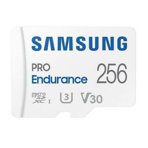 Card de memorie SAMSUNG PRO Endurance microSDXC MB-MJ256KA/EU, 256GB, UHS-I U3, V30, Clasa 10 + Adaptor SD imagine
