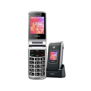 Telefon mobil myPhone Rumba 2, Single Sim, 2G (Negru/Argintiu) imagine