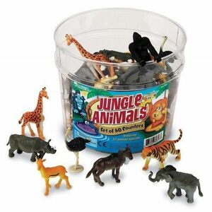 Set pentru sortat Animalute din jungla Learning Resources, 3 - 7 ani imagine