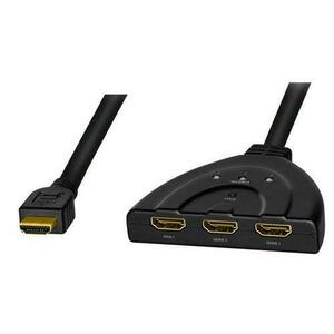 Switch KVM Logilink HDMI, 3-port, bidirekt(1x3/3x1), 4K/30Hz, CEC imagine