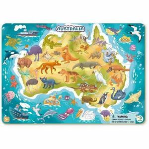 Puzzle cu rama - Australia (53 piese) imagine