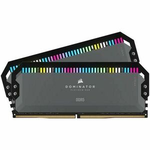Memorie Corsair DOMINATOR PLATINUM AMD EXPO Cool Grey Heatspreader, DDR5, 6000MT/s 32GB (2x16GB), CL30, RGB imagine