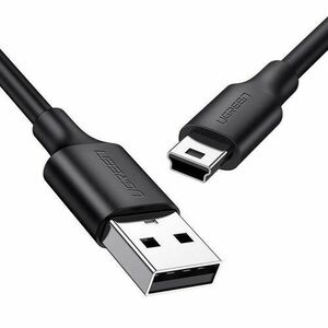 Cablu Date si Incarcare USB-A - miniUSB UGREEN US132, 10W, 1m, Negru imagine