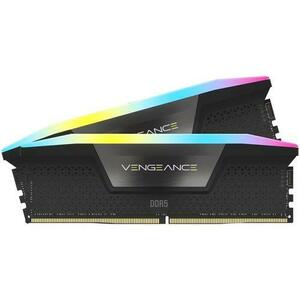 Memorie Corsair Vengeance XMP 3.0 Black Heatspreader, 48GB (2x24GB), DDR5, 6000MT/s, CL 36, RGB imagine