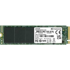 SSD Transcend MTE115S, 250GB, M.2 2280, PCIe Gen3 x4 NVMe imagine