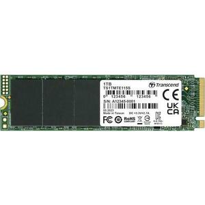 SSD Transcend MTE115S, 1TB, M.2 2280, PCIe Gen3 x4 NVMe imagine
