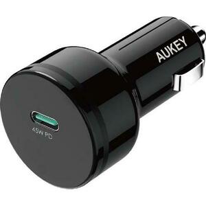 Incarcator auto AUKEY Expedition, 45W Power Delivery, 1 x USB-C (Negru) imagine