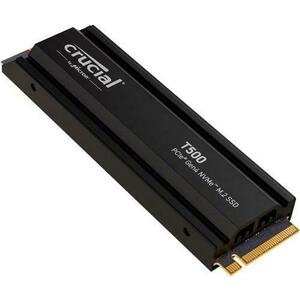 SSD Crucial T500, 1TB, M.2 2280, PCIe NVMe 4.0, Radiator imagine