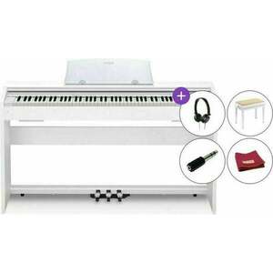 Casio PX770 WE Set White Wood Tone Pian digital imagine