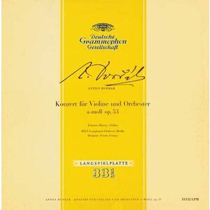 Antonín Dvořák - Concert For Violin And Orchestra (Mono) (LP) imagine