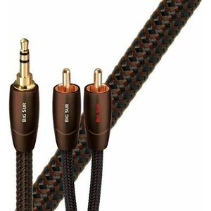 AudioQuest Big Sur 1, 5 m Maro Hi-Fi AUX cablu imagine