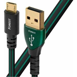 AudioQuest Forest 0, 75 m Negru-Verde Cablu USB Hi-Fi imagine