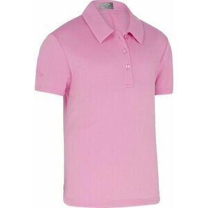 Callaway Youth Micro Hex Swing Tech Polo Pink Sunset M Tricou polo imagine