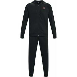 Under Armour Men's UA Rival Fleece Suit Black/Chakra S Hanorac pentru fitness imagine