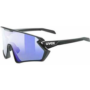 UVEX Sportstyle 231 2.0 V Black Matt/Variomatic Litemirror Blue Ochelari ciclism imagine