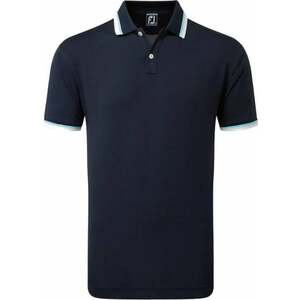 Footjoy Solid Polo With Trim Mens Navy XL imagine