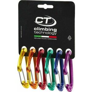 Climbing Technology Fly-Weight EVO Pack D Carabiner Mixed Colors Wire Straight Gate imagine