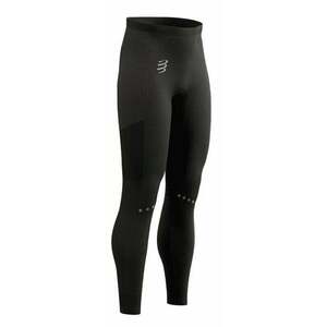 Compressport Winter Running Legging M Black XL Pantaloni de alergare / jambiere imagine