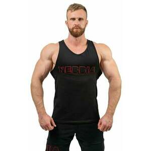 Nebbia Gym Tank Top Strength Black M Tricouri de fitness imagine