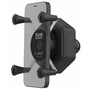 Ram Mounts X-Grip Phone Holder with Ball & Vibe-Safe Adapter Suport imagine