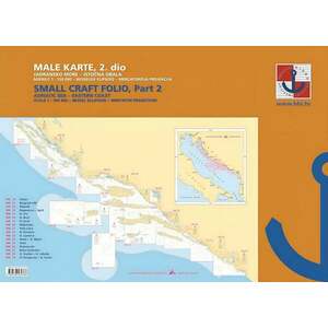 HHI Male Karte Jadransko More/Small Craft Folio Adriatic Sea Eastern Coast Part 2 2022 imagine