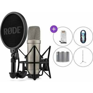 Rode NT1 5th Generation Silver SET Microfon cu condensator pentru studio imagine