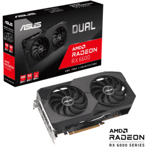 Placa video Dual Radeon RX6600 8GB V2, GDDR6, 128bit imagine