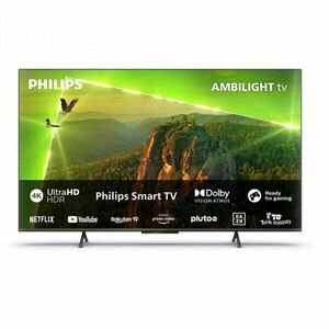 Televizor LED Philips 43PUS8118, 108 cm, Ambilight, Smart TV, 4K Ultra HD, Clasa F imagine