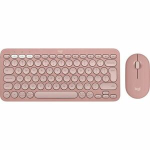 Kit tastatura + mouse Pebble 2 Combo, Tonal Rose imagine