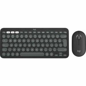 Kit tastatura + mouse Pebble 2 Combo for Mac, Tonal graphite imagine