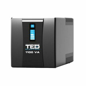 UPS cu 4 prize TED TED004628, 1100VA / 600W, LCD, cu stabilizator si management imagine