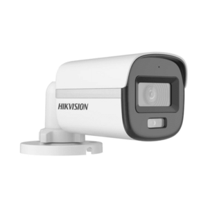 Camera supraveghere exterior ColorVu Hikvision DS-2CE10KF0T-LFS(3.6MM), 3K, Smart Hybrid cu LED alb si IR 20 m, microfon, 3.6 mm imagine