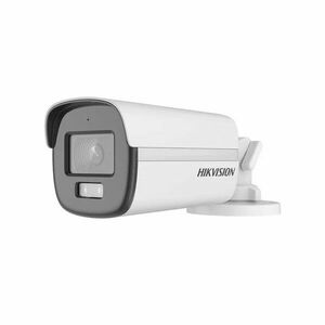Camera supraveghere exterior ColorVu Hikvision DS-2CE12KF0T-LFS(3.6MM), 3K, Smart Hybrid cu LED alb si IR 40 m, 3.6 mm, microfon imagine