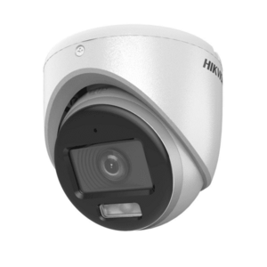 Camera supraveghere exterior ColorVu Hikvision DS-2CE70KF0T-LMFS(3.6MM), 3K, Smart Hybrid cu LED alb si IR 20 m, 3.6 mm, microfon imagine