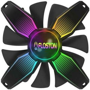 Ventilator Floston FRAMELESS GAMING RGB, 120mm (Negru) imagine