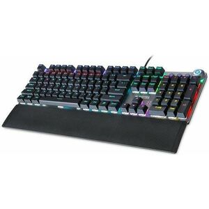 Tastatura Gaming iBox Aurora K-3, Mecanica, Iluminata, USB (Negru/Argintiu) imagine