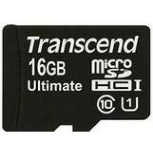 Card de memorie Transcend microSDHC, 16GB, UHS-I, 600x imagine