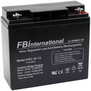 Acumulator FB International Stationar HGL12-18, 18A/12V imagine