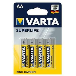 Set 4 Baterii VARTA Superlife R06 Zinc Carbon, Blister imagine