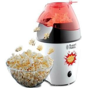 Aparat de facut popcorn Russell Hobbs Fiesta 24630-56, 1200 W, Capac de masurat, Capacitate 35-50 g (Alb/Negru) imagine