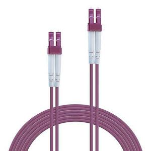 Cablu Fibra Optica Lindy LY-46342, LC/LC OM4, 2 x LC Male to 2 x LC Male, 3m imagine