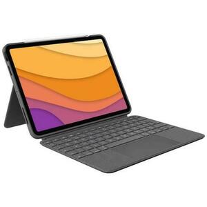 Husa Logitech Combo Touch cu tastatura si trackpad detasabile pentru iPad Air gen 4, 5, UK, Gri imagine