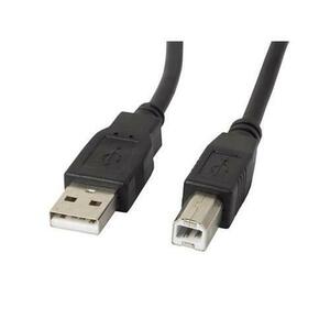 Cablu de date Lanberg, USB 2.0, 5m, Negru imagine