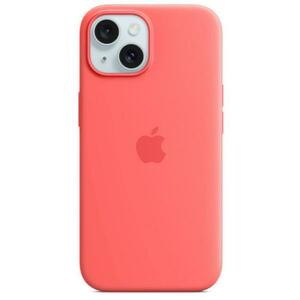 Husa Protectie Spate Apple Silicone Case MagSafe pentru Apple iPhone 15 (Rosu) imagine