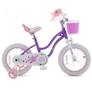 Bicicleta copii RoyalBaby Star Girl Coaster Brake 14, Mov imagine