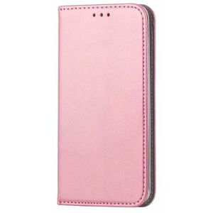 Husa pentru Samsung Galaxy A10 A105, OEM, Smart Magnetic, Roz Aurie imagine