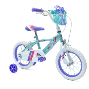 Bicicleta pentru copii Huffy 14inch Glimmer, Albastru-Violet imagine