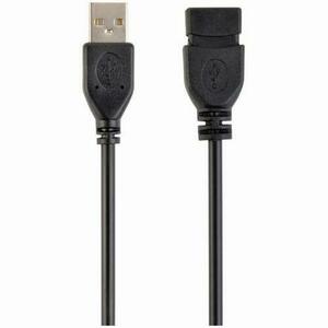 Cablu prelungitor, Spacer, USB2.0 la USB2.0, 3m (AM/AF), Negru imagine