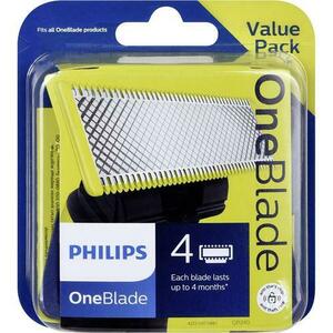 Rezerva OneBlade QP240/50 kit 4 lame, compatibil OneBlade si OneBladePro, Verde imagine